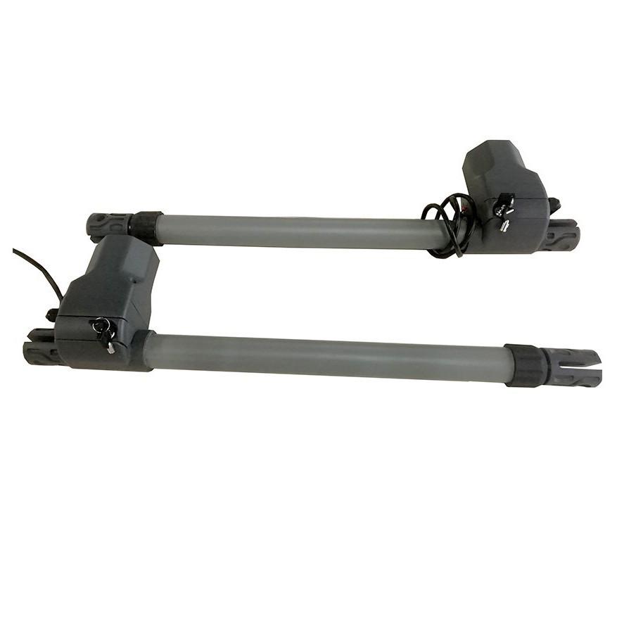 Solar-Powered Smart Double-Arm Swing Gate Motor for Villas & Homes