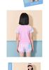Girls' Summer Two-Piece Swimwear with Sun Protection for Middle and Big Kids