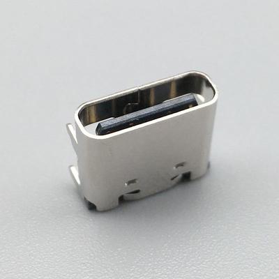 Type-C 16P Female Socket, SMD, Single Row, 4-Pin, Non-Leak Copper, USB Type-C 3.1 Fast Charging Interface