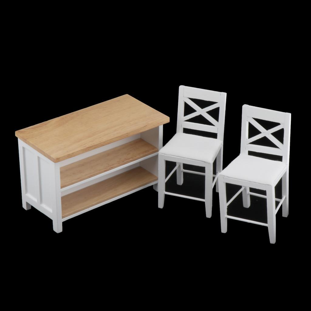 Soapow 1:12 Dollhouse Miniature Furniture Wooden Small Side Table for Dollhouse Decoration Doll House Accessories Gift for Living Room Decoration White Soapow 1:12 Dollhouse Miniature Furniture Wooden Small Side Table for Dollhouse Decoration Doll House Accessories Gift for Living Room Decoration White