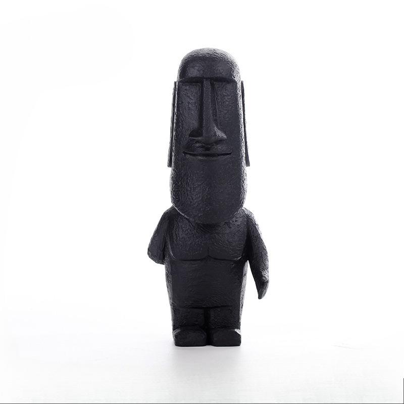 Reunion Island Stone Statue Figurines, TV Cabinet, Home Decoration, Living Room Creativity, Resin Handicrafts