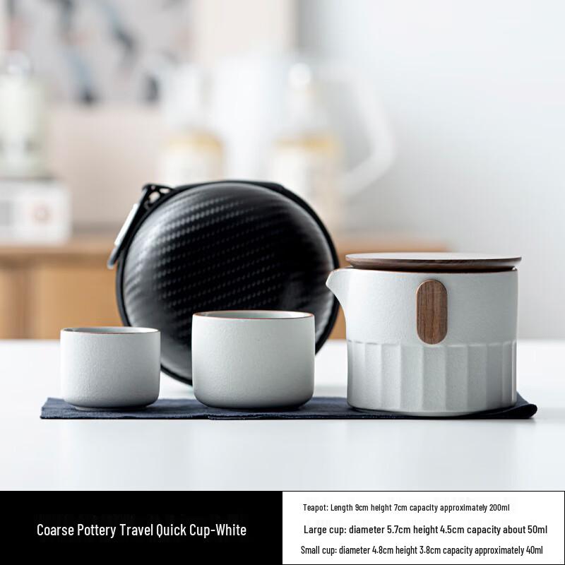 Lubao Glaze Portable Ceramic Tea Set