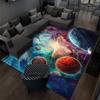3D-Cartoon-Universum-Teppich – großer, vollflächiger Teppich für Schlafzimmer, Wohnzimmer oder Sofa