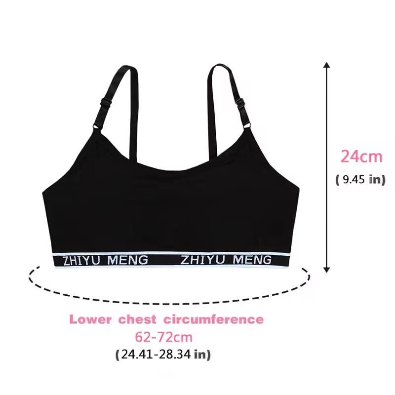 Sutiene pentru copii Fete adolescente tinere Studente Topuri subțiri confortabile Sutiene cu bretele 8-14A