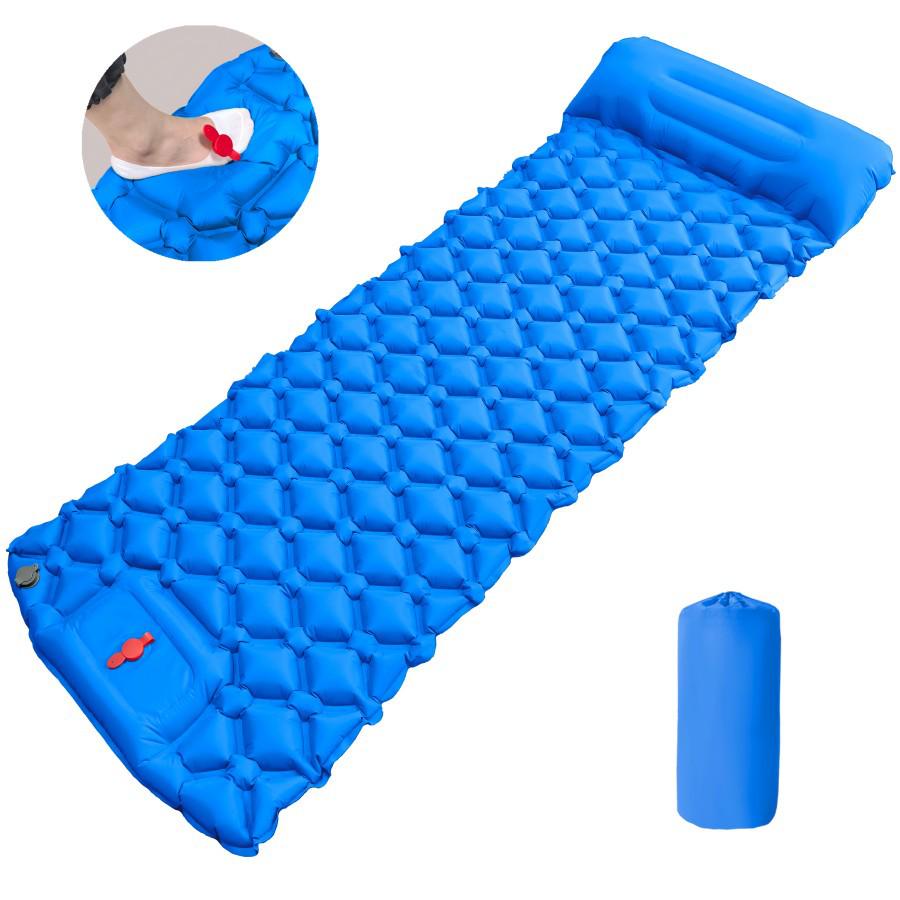 LT-88 Foot Pump Inflatable Ultra-light TPU Sleeping Pad for Camping & Outdoors