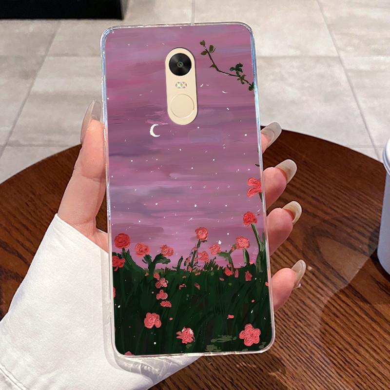 Casing For Xiaomi Redmi Note 4 Note 4x Capa Coque Clear Silicone Jelly Soft TPU Back Cover Cute Rabbit Cat Dinasaur Phone Case