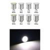 10pcs 12V/24V LED Bulb 1156 BA15S R5W R10W 1157 BAY15D 3014 22 SMD For Truck Turn Signal Lights Daytime Running Lamp 6000K White Dome Lights 6