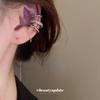 Rhinestone Zircon Ear Cuff Trio: No-Pierce, High-End Cartilage Clips for Women, Cold Temperament Style.