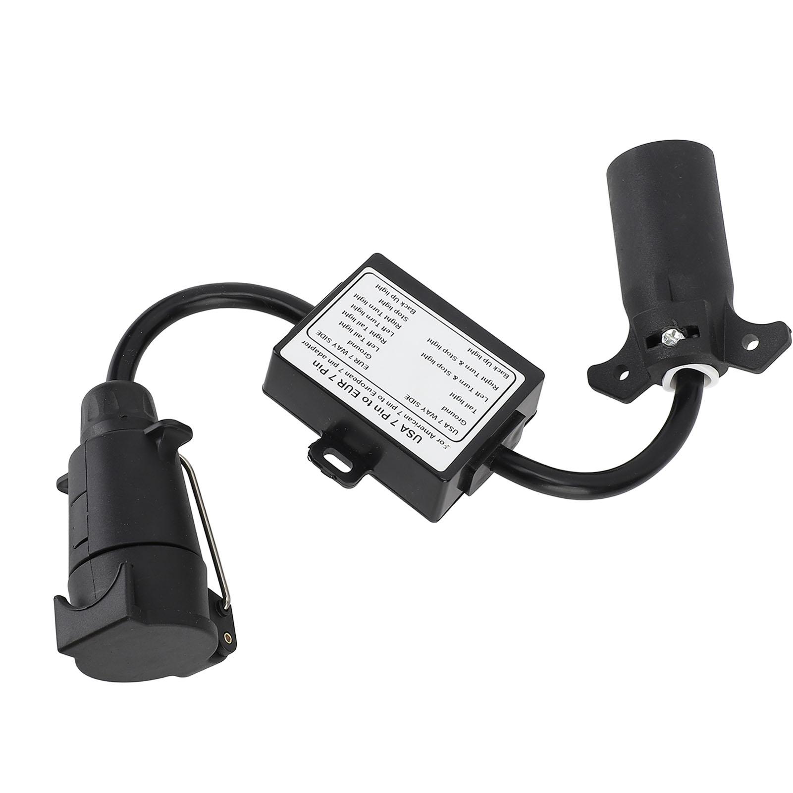 

для Конвертер огней прицепа 7-контактная розетка на 7-контактный с 2- на 3-проводной конвертер для автодома, каравана, лодки