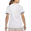 Nike Schnelltrocknendes atmungsaktives Rundhals-Kurzarm-Fußballtrikot Damen Oberteile Weiß DR3990-100