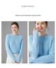 Women's Retro Loose Fit Cashmere Sweater - Plus Size Round Neck Pullover for Autumn/Winter