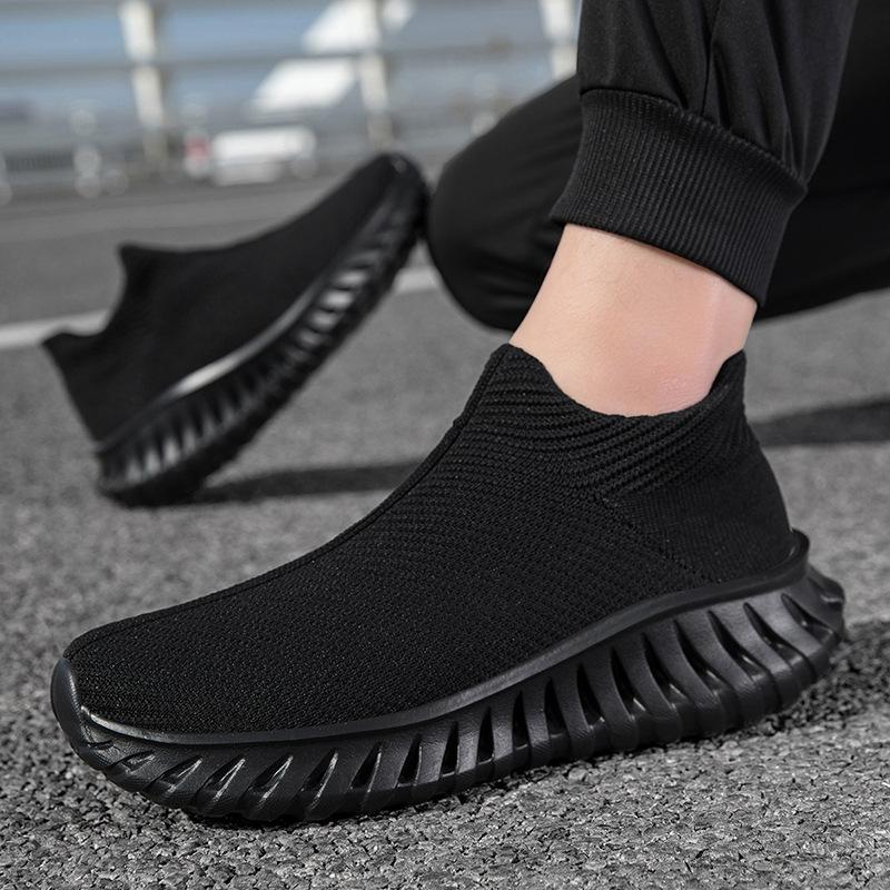 Large size new Xiyin flying weaving sports running shoes, light and breathable travel shoes