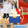 Girls Heart Cartoon Canvas Handbag New Cute Rabbit Large Capacity Class Bag Student Shoulder Bag