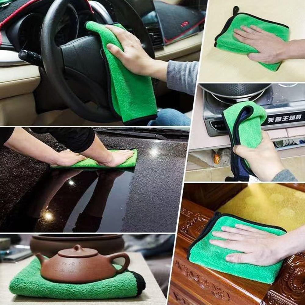 Motorcycle Velvet Car Super Absorbent Car Wash Towel Cleaning Drying Cloth Dishcloth Microfiber Towel