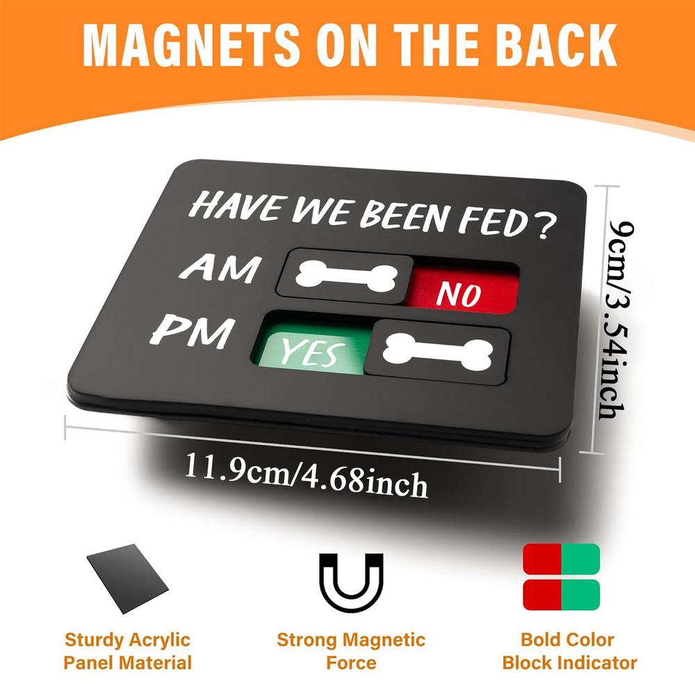 

Напоминание о кормлении собаки Покормлен Магнитная табличка на холодильник Деревянная Товары для животных Покормлены ли мы Табличка на холодильник Для еды Домашняя Кухня Дверь костяной