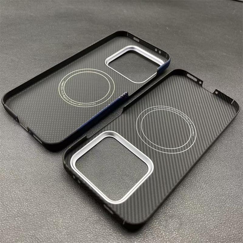 For Realme GT 8 Pro Case Aramid Carbon Fiber For MagSafe Magnetic Case Thin Carbon Cover Metal Lens Frame Phone Shell