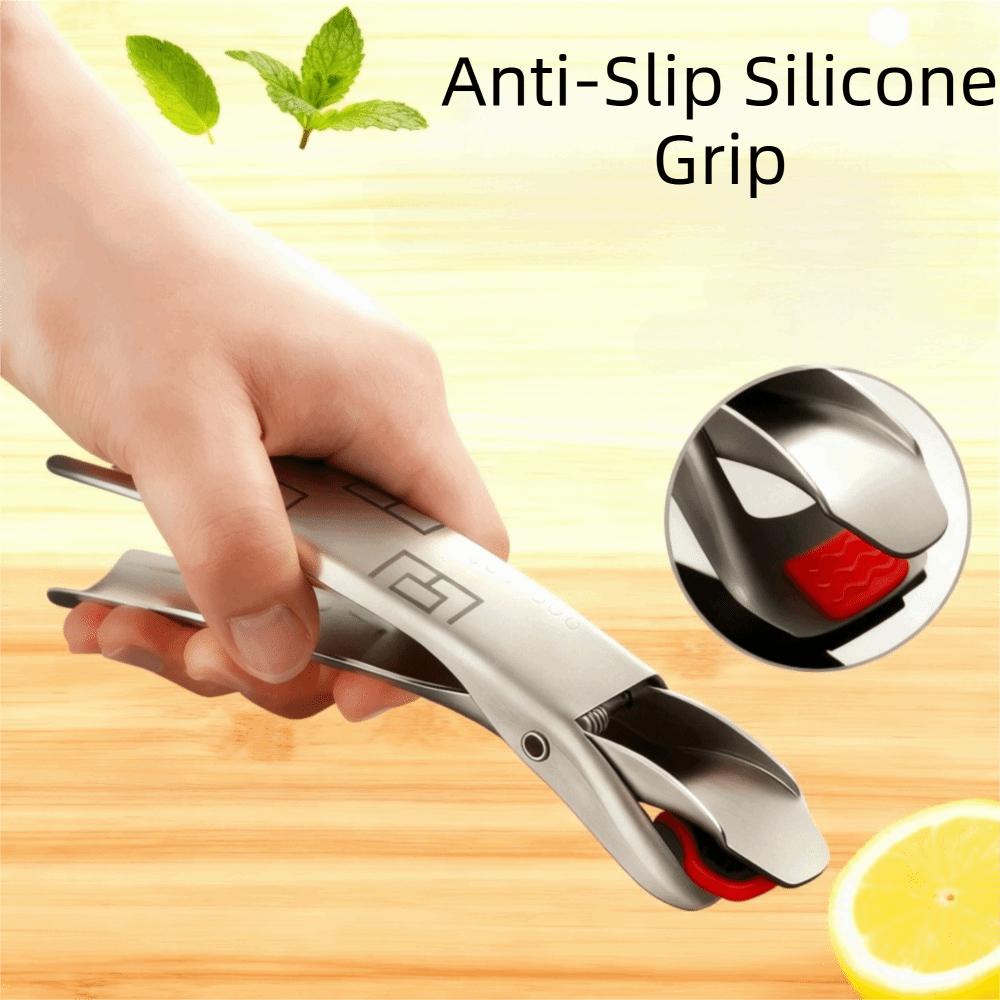 Silicone Head Hot Dish Clip Non Slip Anti-Scald Clip 304 Stainless Steel Plate Gripper  Steamer