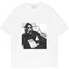 Grim Reaper Skull Prints Men's Cotton Tee Clothing Creativity All-match Short Sleeve Fashion Casual Loose Tops Men T-Shirt