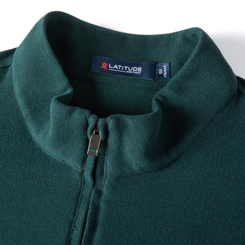 MONTAGUT Herren Stehkragen Doppelseitiges Fleece Sweatshirt