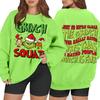 Women's Casual Fashion Long Sleeve Christmas Printed Round Neck Sweatshirt Top