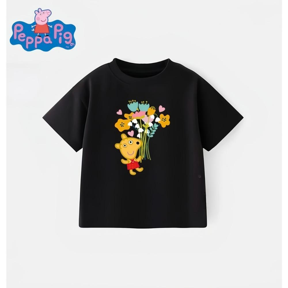 Peppa Pig Summer Cartoon Children's Printed T-shirt