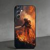 F-firefighters Phone Case For Samsung Galaxy A91,80,73,72 ,71,53,52,32 ,31,22,21s,20,Soft Black Case