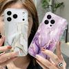 Marble Pattern Phone Case For iPhone 17 Pro Max Coque iPhone 16 15 14 13 12 Pro Max 11 Clear TPU Silicone Soft Cover