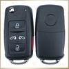 Volkswagen Sharan MQB Folding Key Shell for Caddy Remote Control with Key Blank Replacement.