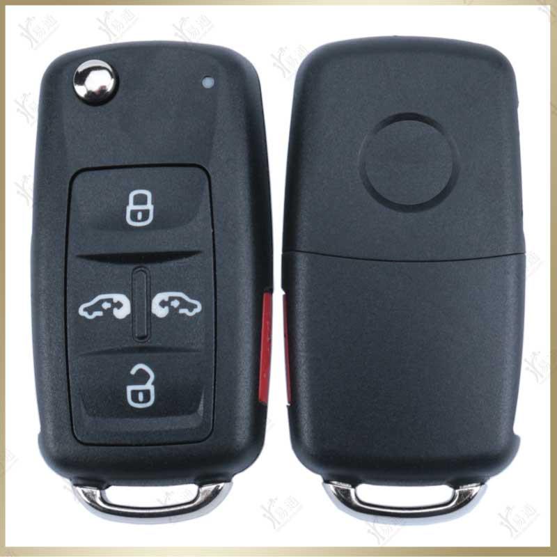 Volkswagen Sharan MQB Folding Key Shell for Caddy Remote Control with Key Blank Replacement.
