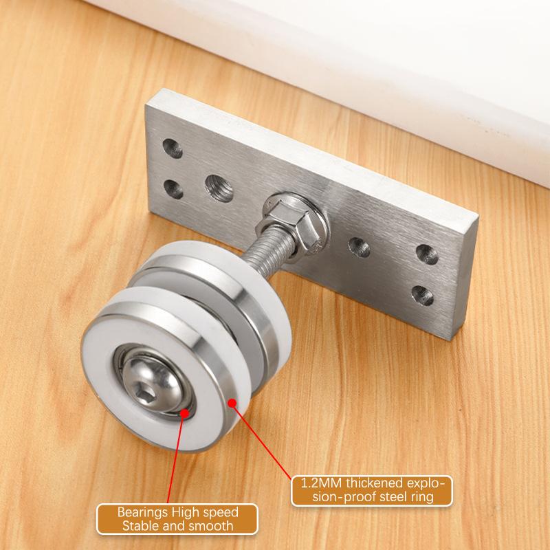 Folding Door Hanging Wheel Sliding Door Pulley Cabinet Door Roller Hanging Track Pulley Wheels Doors Window Hardware Accessories