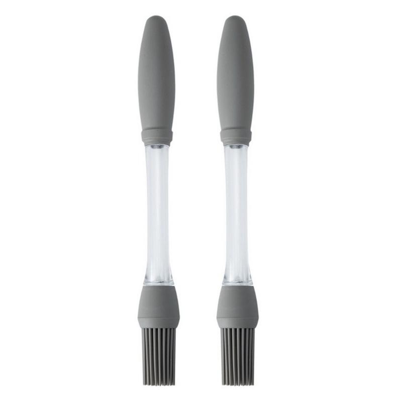 

Food Grade Silicone Basting Brush Heat Resistant Nonstick Oil Applicator for Grilling Baking Cooking 1