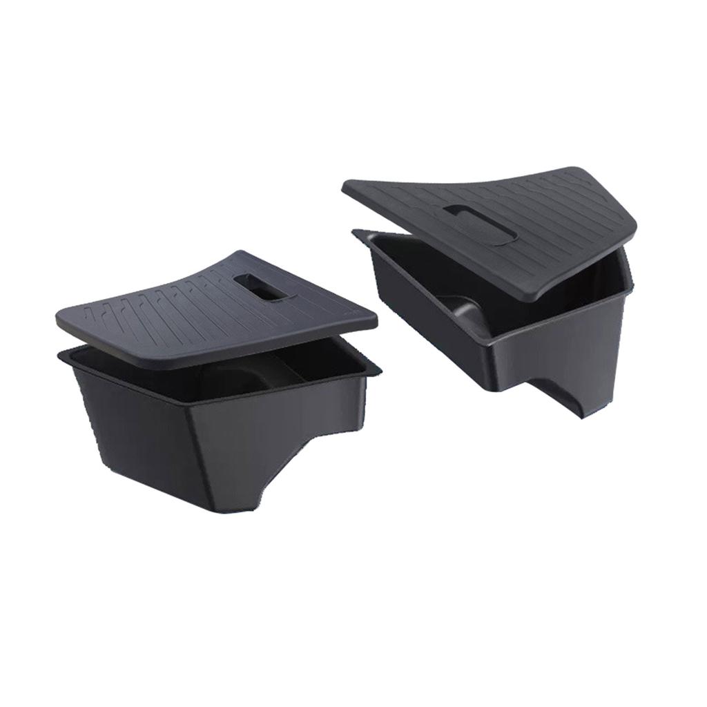Double Car Accessory Storage Boxes for Door Compartments Heavy Duty Plastic Construction Waterproof & Scratch Resistant