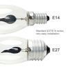 LED-Flammenspitze Design LED-Flammenbirne Filamentstil Vintage Flackernde Glühbirne Natur-Feuereffekt E14 E27 Birne Zuhause