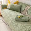 Cream Velvet Retro Living Room Sofa Cushion Plush Sofa Cover Autumn and Winter Four Seasons Sofa Towel Cover Cloth Cushion