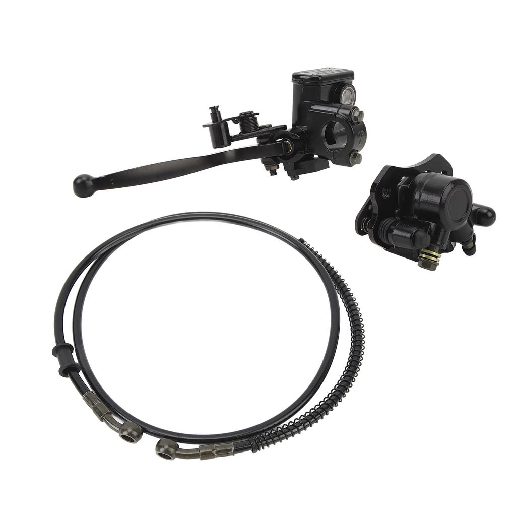 Hydraulic Brake Master Cylinder Caliper Hydraulic Disc Brake Kit for 50cc 70cc 90cc 110cc 125cc 150cc ATV Quad Pit Pro
