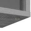 Lowboard with Drawers Grey Sonoma 72 x 22.5 x 38 cm