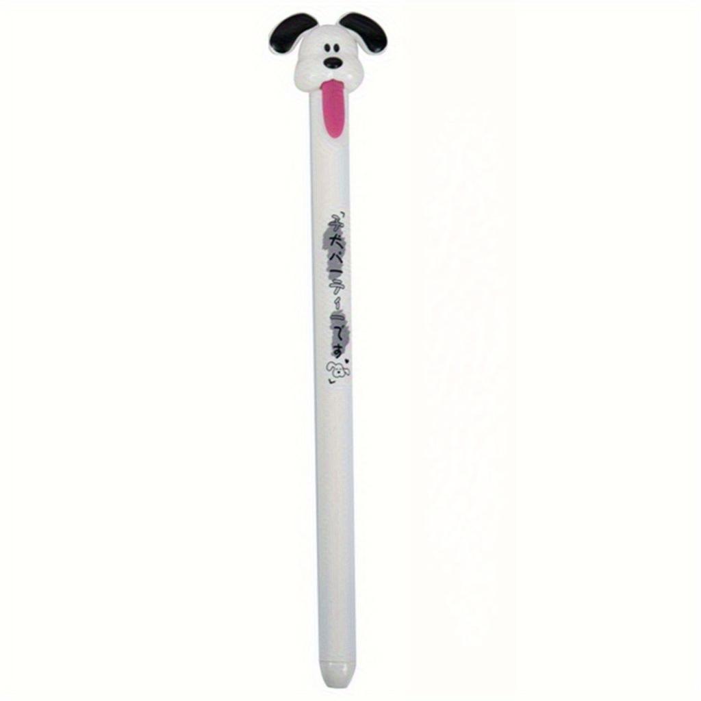 12Pcs Creative Puppy Tongue Pull Out Refill Unzip Pen Cute Wan Xingren Styling Neutral Pen Back To School Season