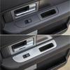4X Silver Inner Window Lifter Switch Panel Decor Cover for Ford F150 2009-2014