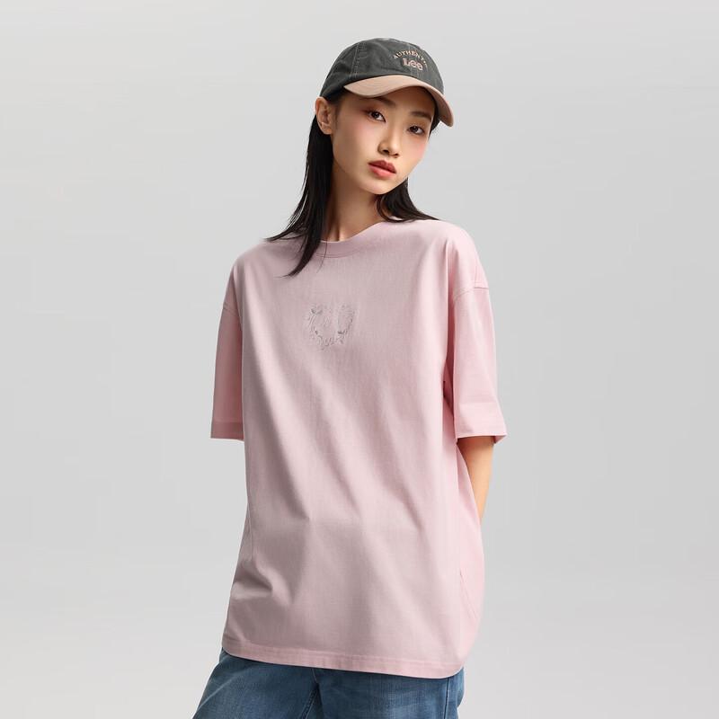 Lee26 Women's Ribbon Frame Cotton T-Shirt