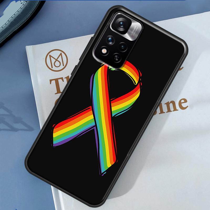 Herz Regenbogen Gay Pride LGBT Hülle Für Xiaomi Redmi 14C 13C 10C 12C Redmi Note 13 14 Pro 12 11 9 10 9S 10S 11S 12S Cover