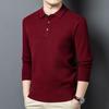 Yiliteng Men's Polo Neck Pullover Sweater YTMTST6516