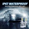 Car Led Headlights C6 H4 H7 H11 9005 9006 7600LM 36W LED Car Headlight Hi / Lo Beam Light Bulbs Colour 6000K