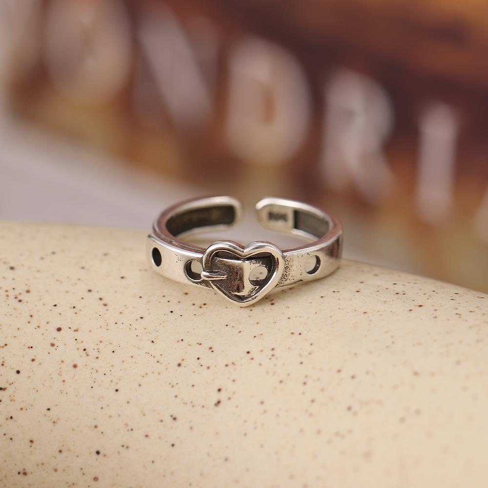 Love Belt Buckle Luxury Ladies Ring Couple Engagement Party Jewelry