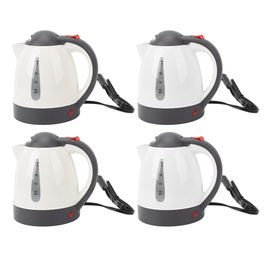 Portable Car Electric Kettle 1000ml Road Trip Travel Cigarette Lighter Car Truck Heated Water Tea Co