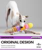 QMonster Dog Ice Cream Sound Toy - Colorful, Slow Rebound, Stress Relief
