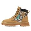 Autumn Men's Shoes Breathable High Top Martin Boots Men's Trend All-match Thick Soled Non-slip Cargo Shoes Casual Short Boots Men
