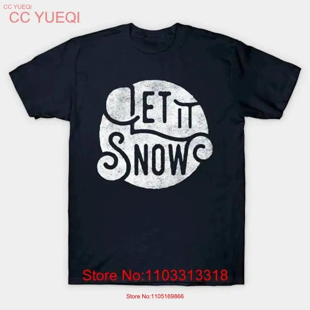 Let It Snow Made In Australia T Shirt S 5xl Vintage Soft Designer Clothes Stretched Homme Slightly Breathable Streetwear