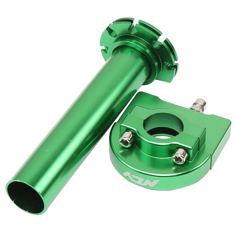 Motorcycle Aluminum Throttle Twist Grip 22mm 7/8" Throttle Knob Gas Grip With Cable For Motorcycle Pit Dirt Bike