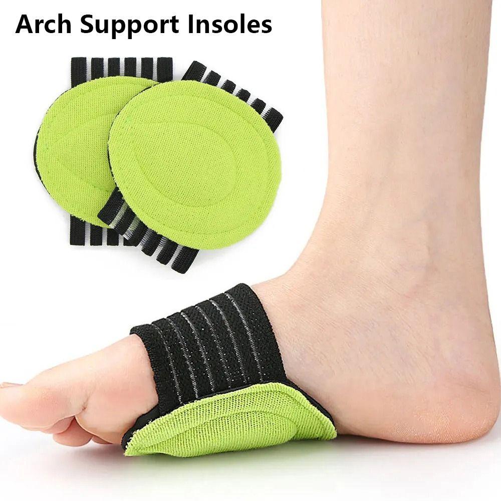 1Pair Silicone Foot Arch Brace Foot Pain Relief Shoes Pad Durable Orthotic Insole  Women Men
