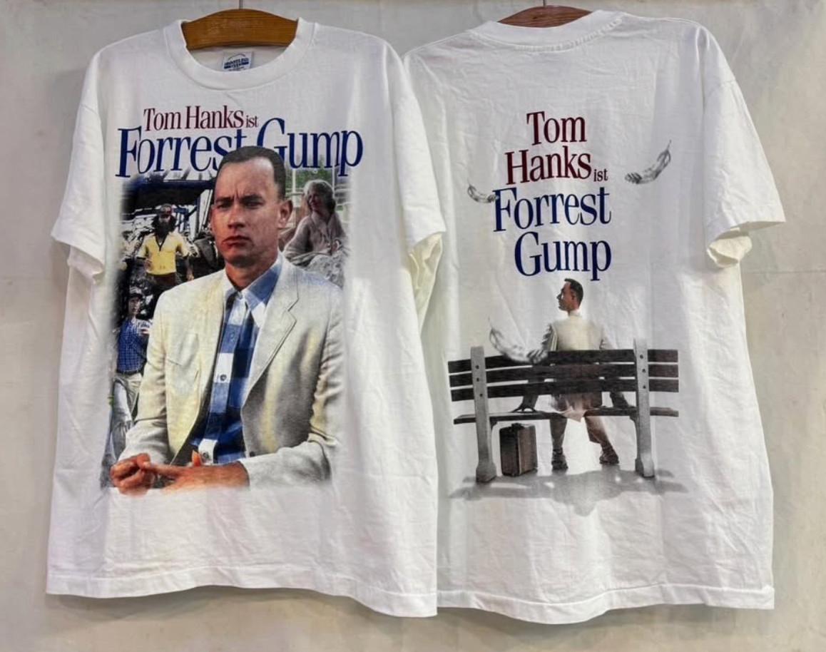 Vintage Forrest Gump Tom Hanks 90s Movie Size L Single Stitch T-Shirt REPRINT S